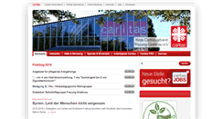 Desktop Screenshot of caritas-frg.de